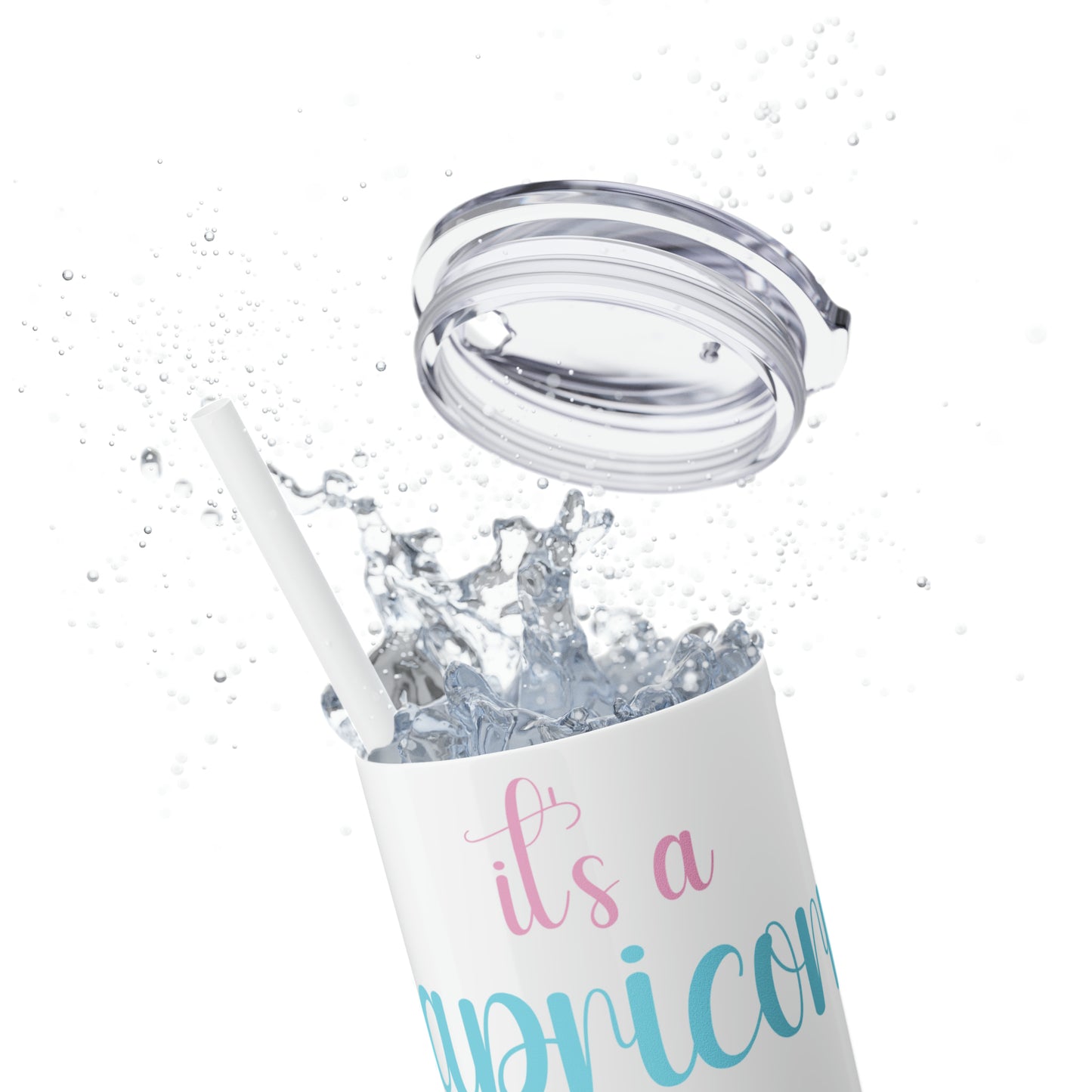 Skinny Tumbler with Straw, 20oz | Capricorn