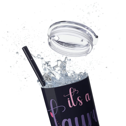 Skinny Tumbler with Straw, 20oz | Taurus