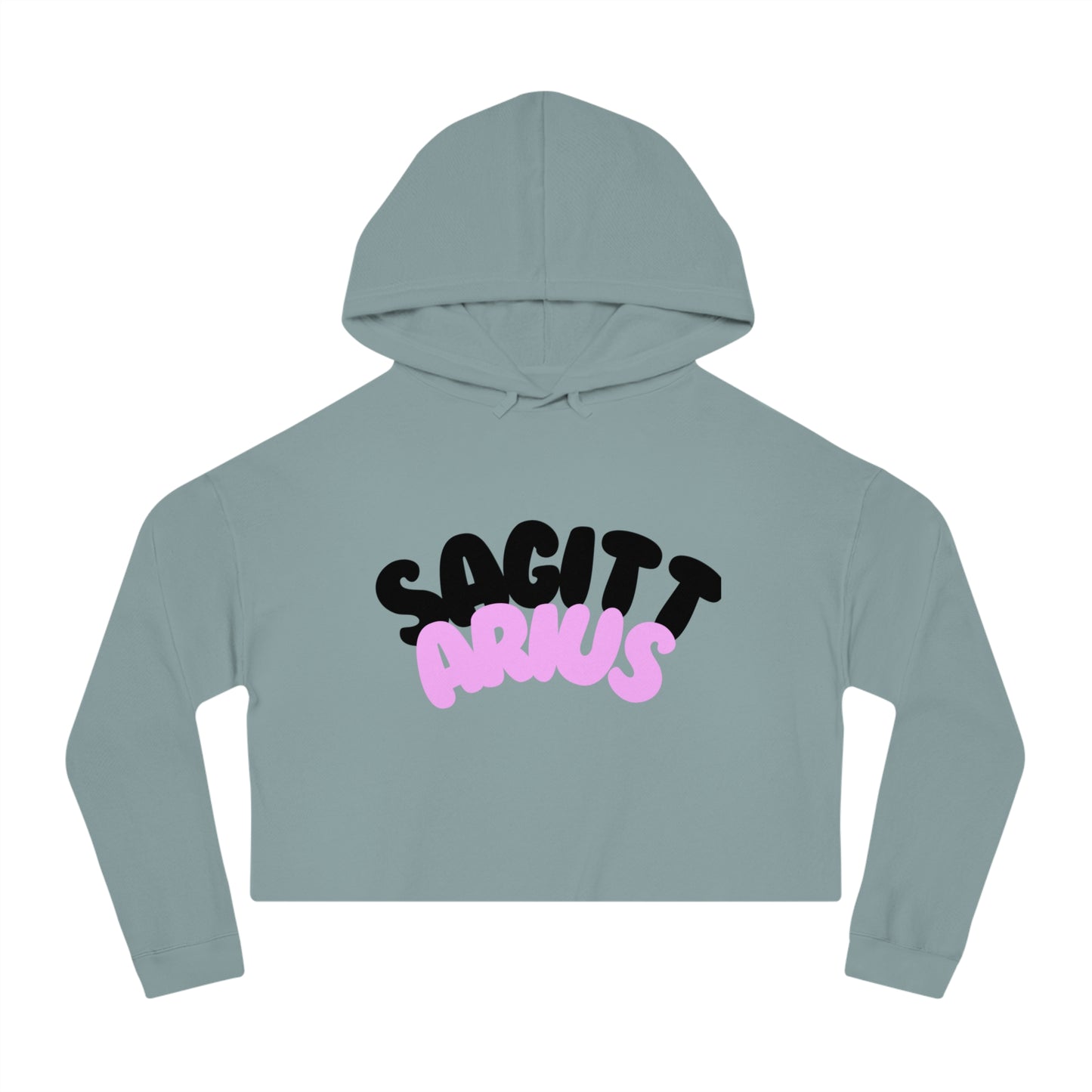 Women’s Cropped Hooded Sweatshirt- Sagittarius