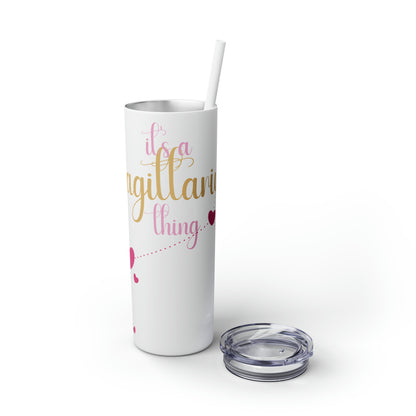 Skinny Tumbler with Straw, 20oz | Sagittarius