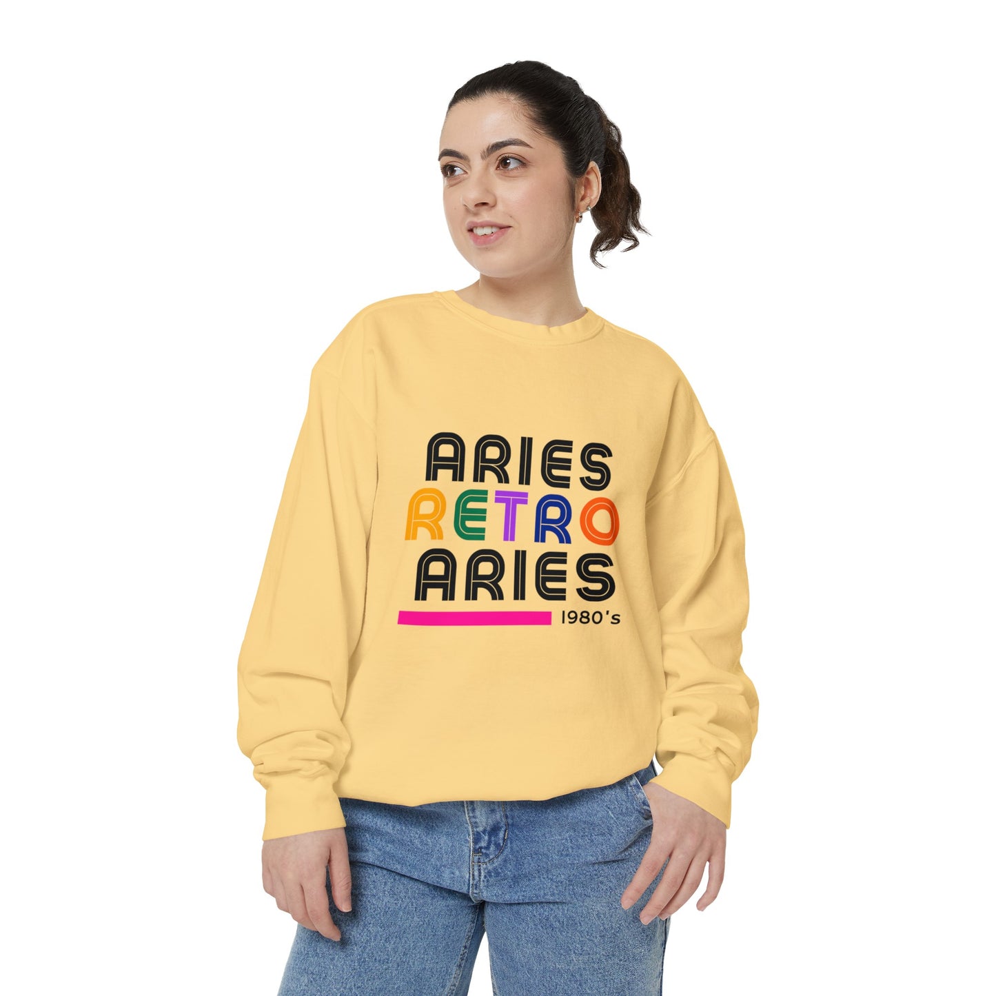 Crew Neck Sweatshirt- Aries