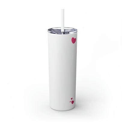 Skinny Tumbler with Straw, 20oz | Cancer