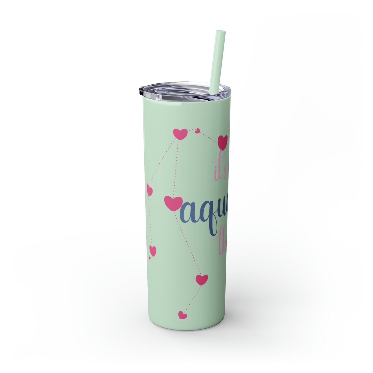 Skinny Tumbler with Straw, 20oz | Aquarius