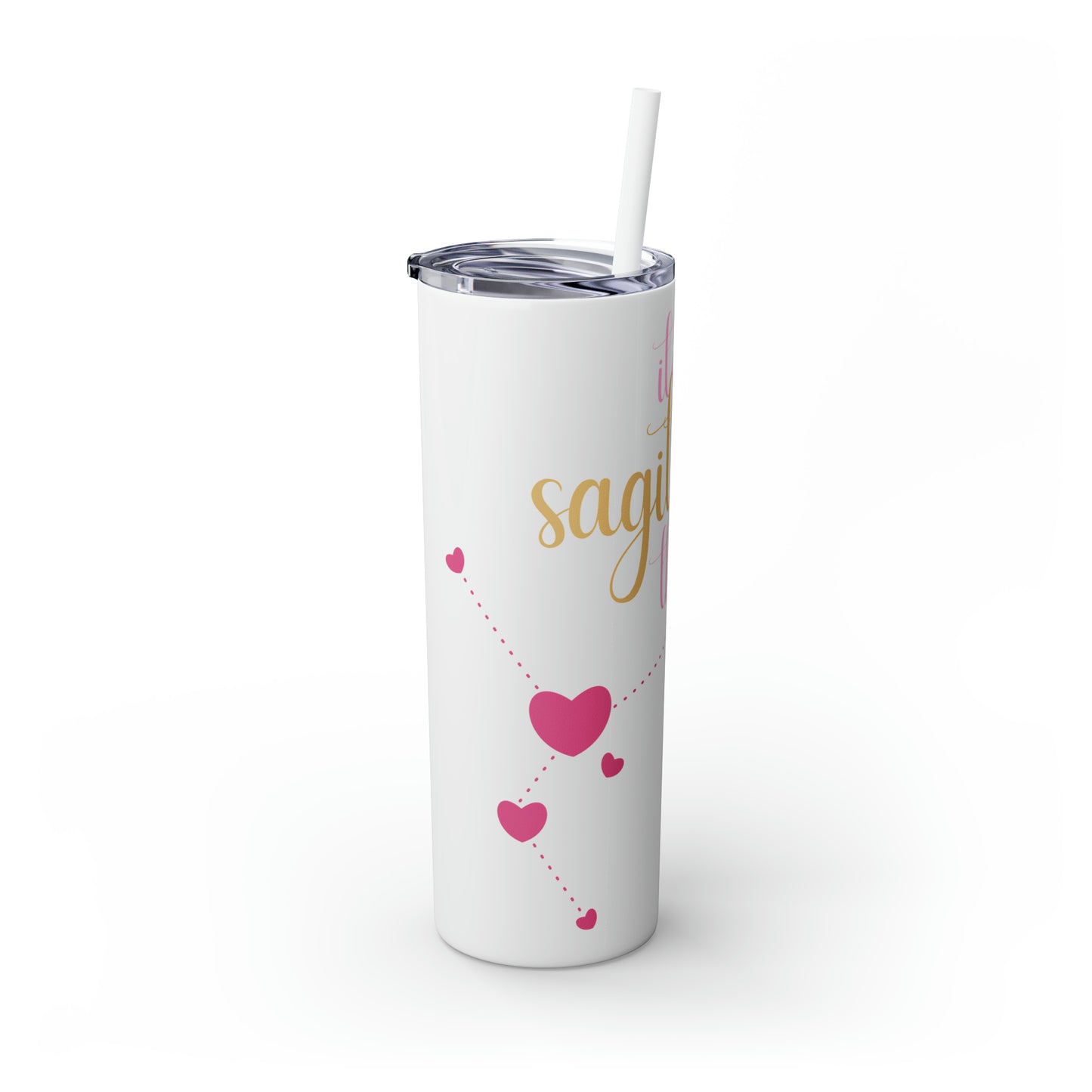 Skinny Tumbler with Straw, 20oz | Sagittarius