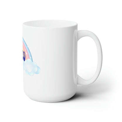 Leo Ceramic Rainbow Mug 15oz