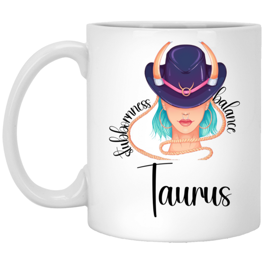 Lady Taurus | 11oz White Mug