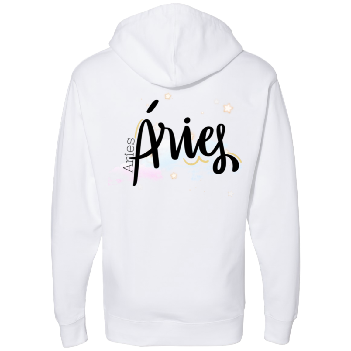 Aries | Ladies' Back Midweight Hooded Sweatshirt