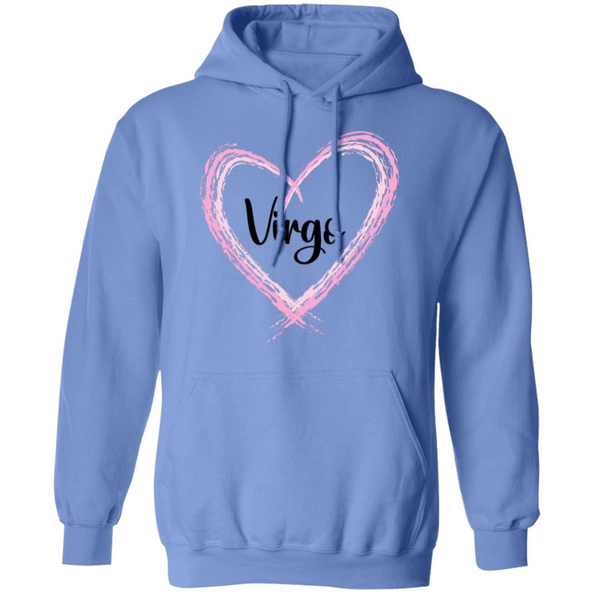 Virgo Pink Heart  Pullover Hoodie