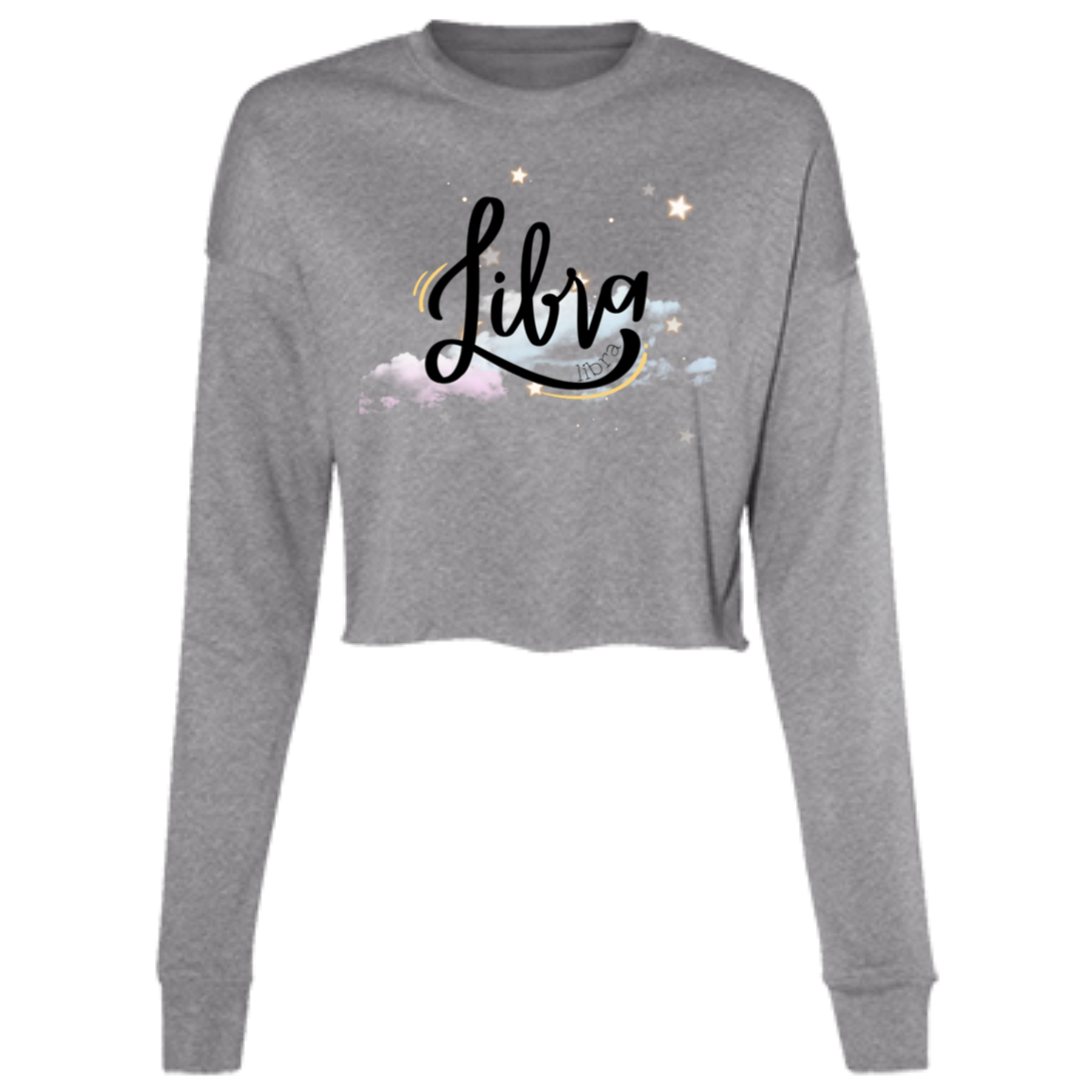 Libra Ladies' Cropped Fleece Crew