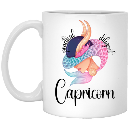 Lady Capricorn | 11oz White Mug