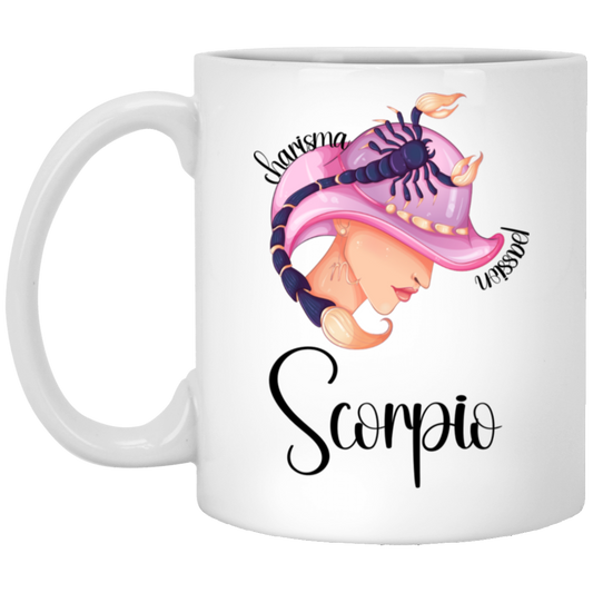 Lady Scorpio | 11oz White Mug