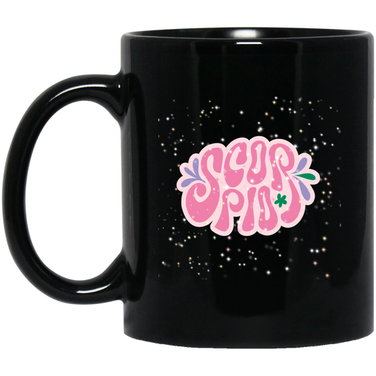 Pink Scorpio | 11oz Black Mug