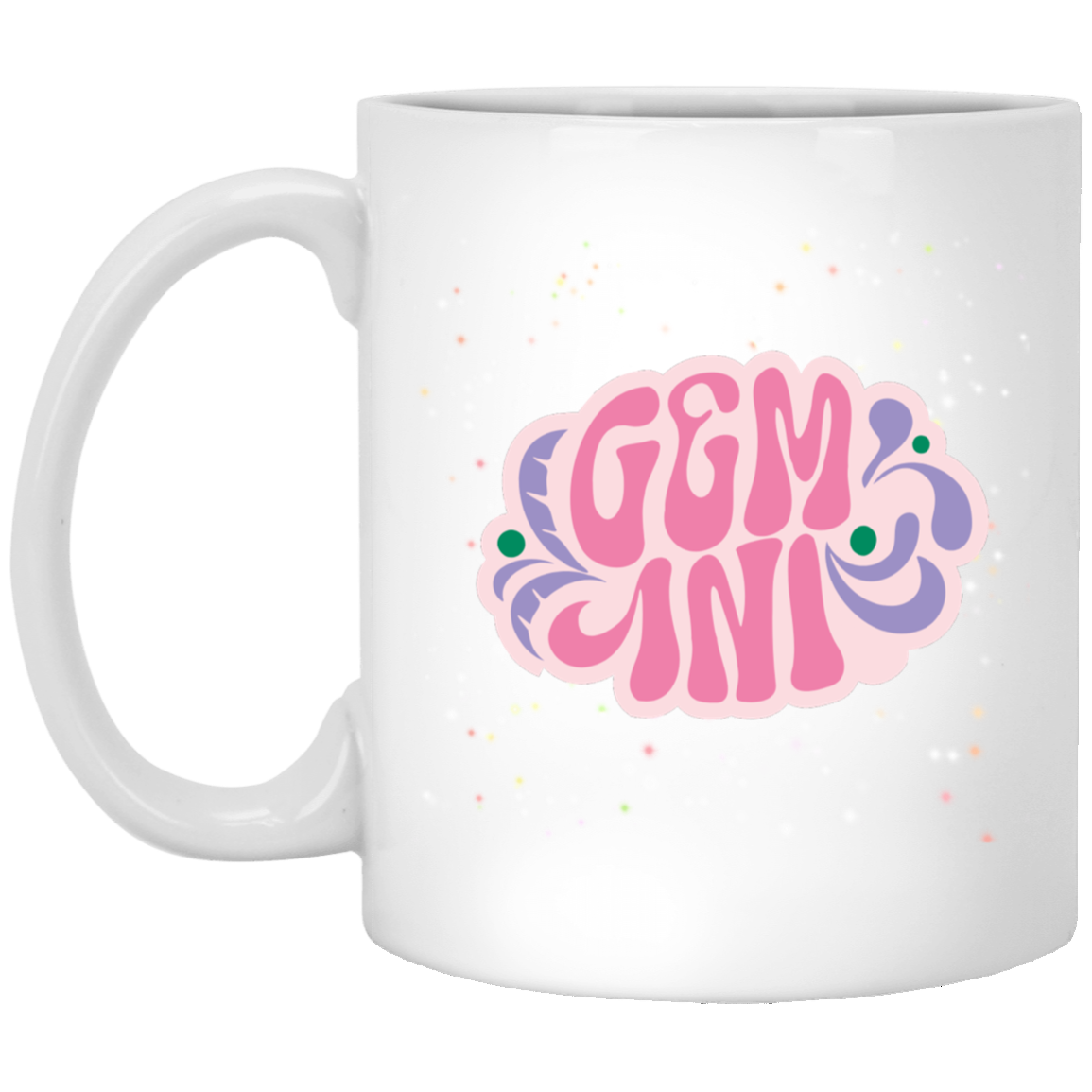 Pink Gemini | 11oz White Mug