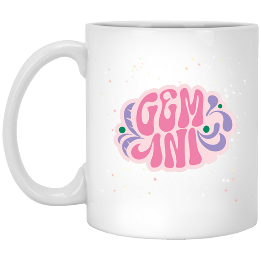 Pink Gemini | 11oz White Mug