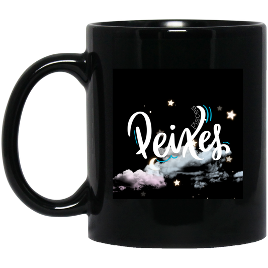 Pisces | 11oz Black Mug