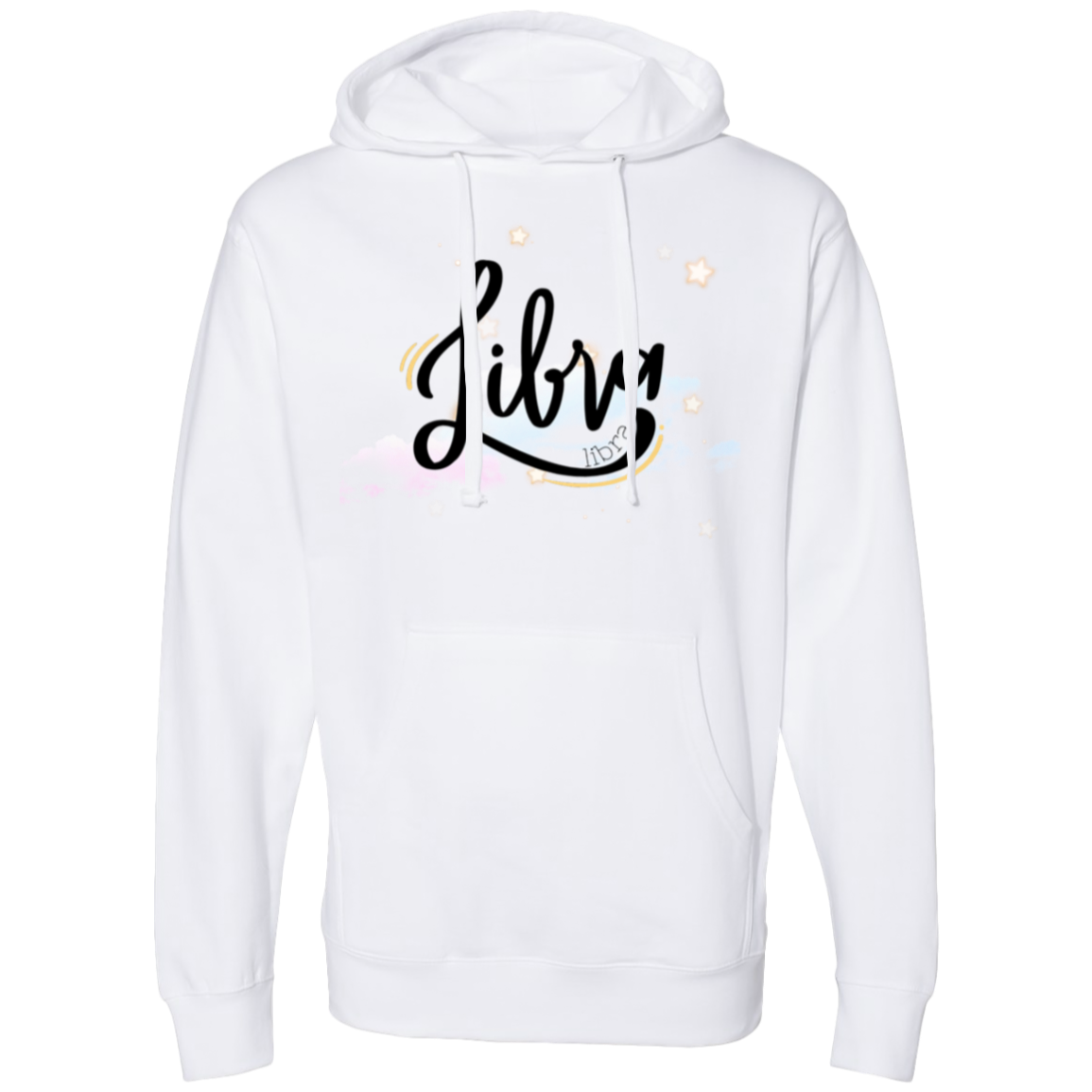 Libra Ladies' Midweight Hooded Sweatshirt