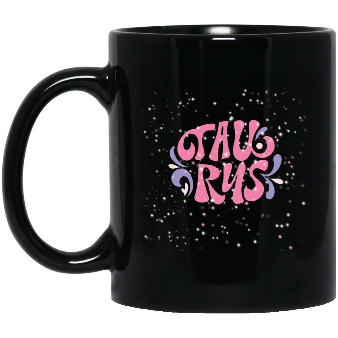 Pink Taurus | 11oz Black Mug