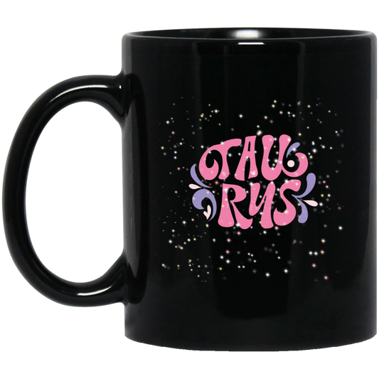 Pink Taurus | 11oz Black Mug