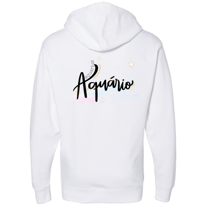 Aquarius | Ladies' Back Midweight Hooded Sweatshirt