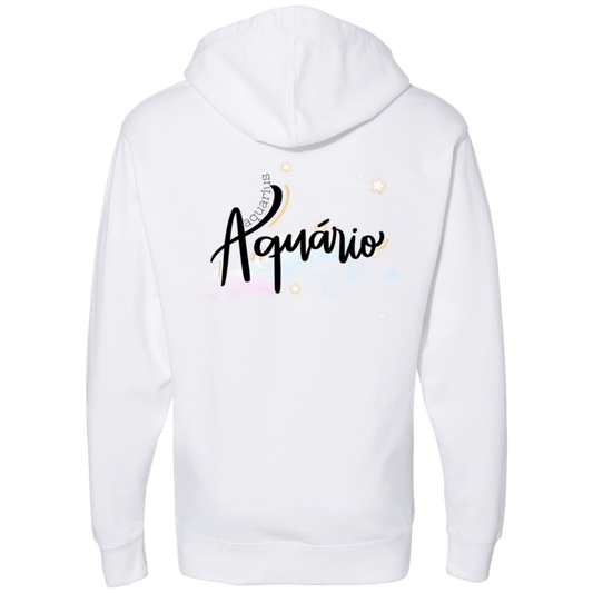 Aquarius | Ladies' Back Midweight Hooded Sweatshirt