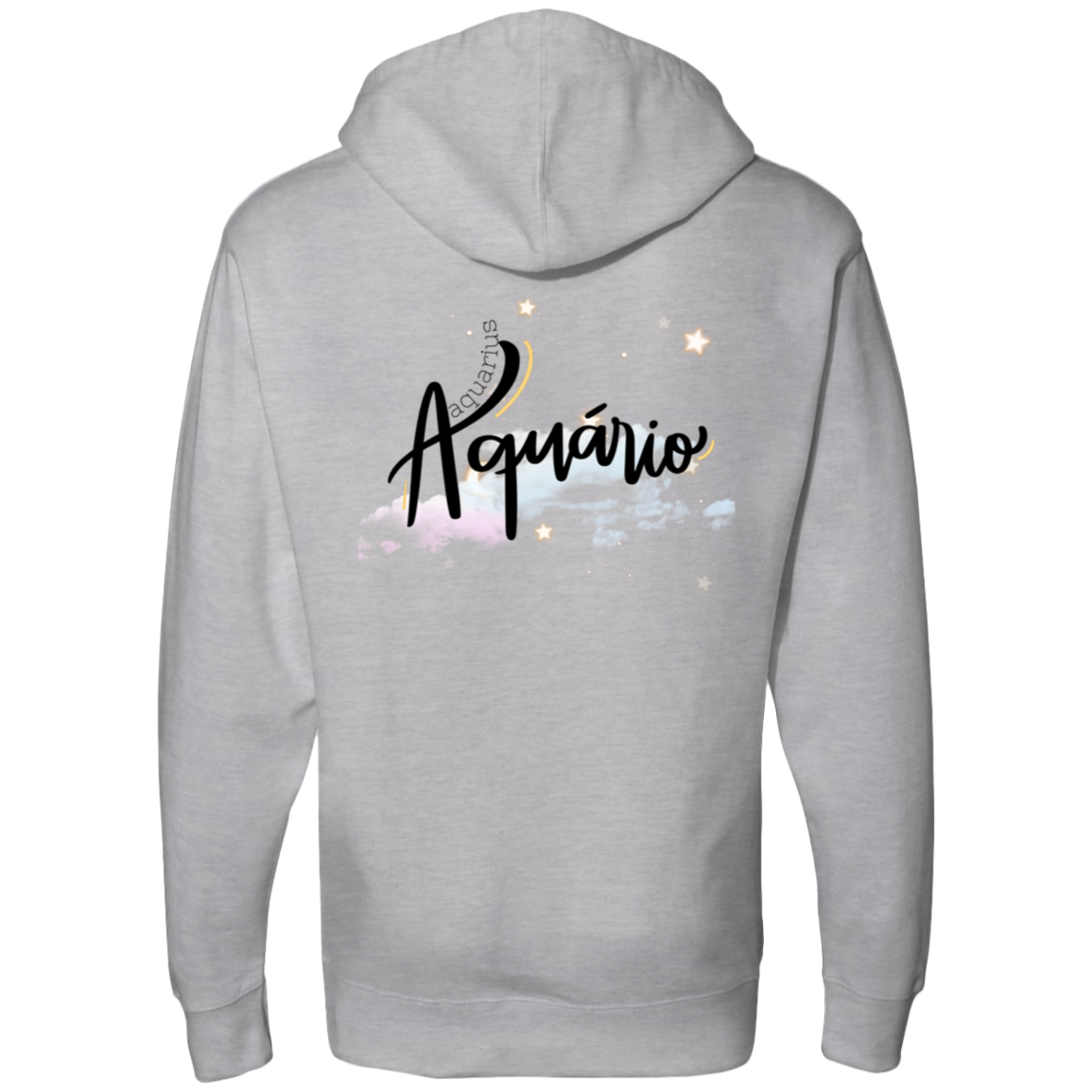 Aquarius | Ladies' Back Midweight Hooded Sweatshirt