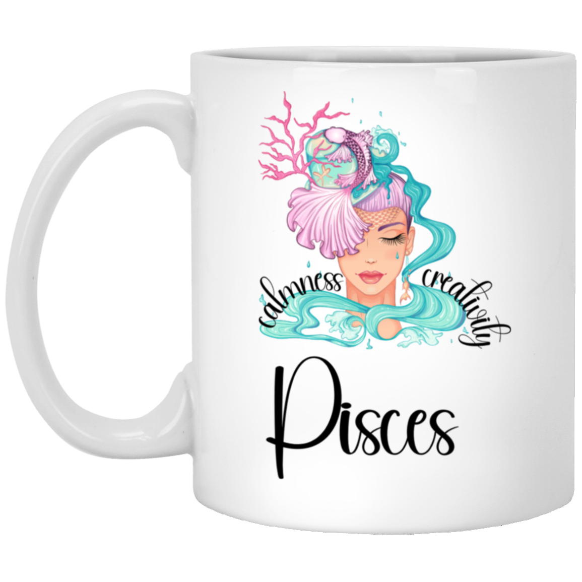 Lady Pisces | 11oz White Mug