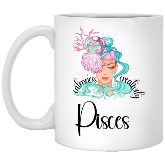 Lady Pisces | 11oz White Mug