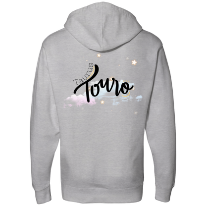 Taurus Ladies' Left/Back Midweight Hooded Sweatshirt