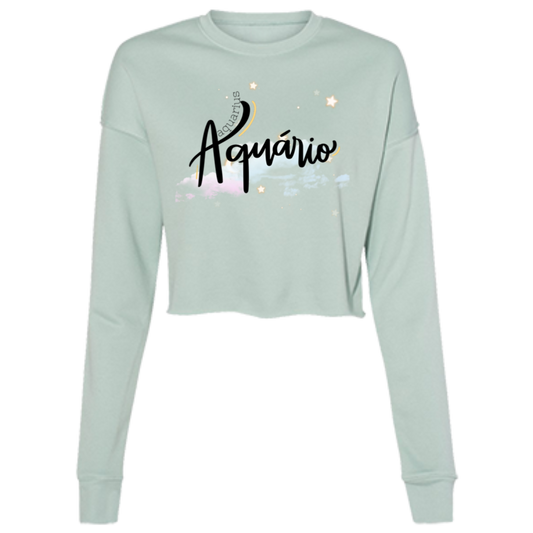 Aquarius | Ladies' Cropped Fleece Crew