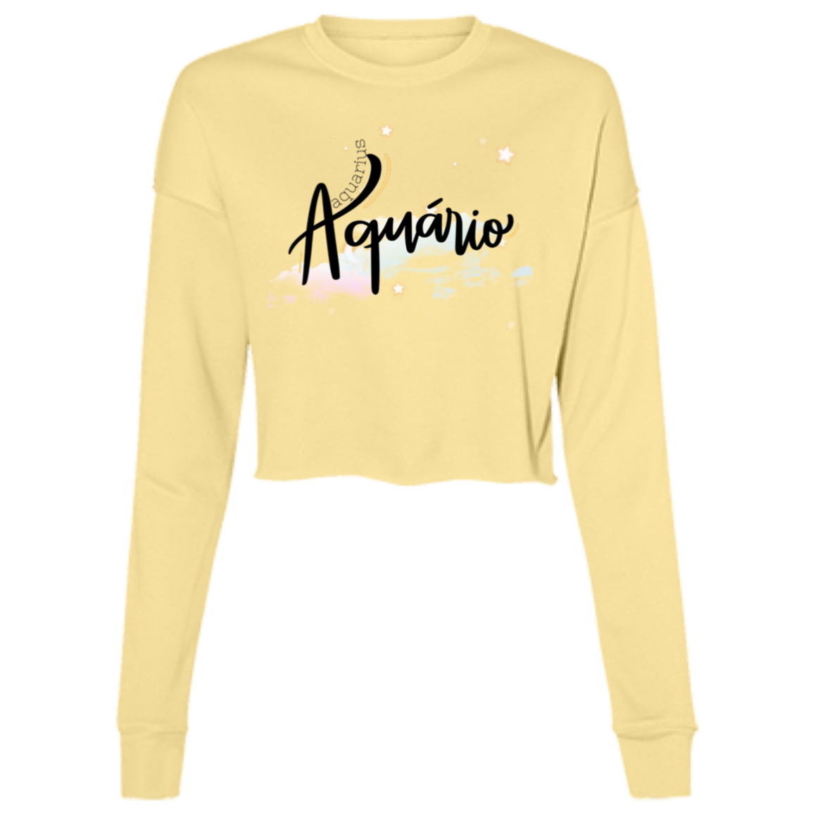 Aquarius | Ladies' Cropped Fleece Crew