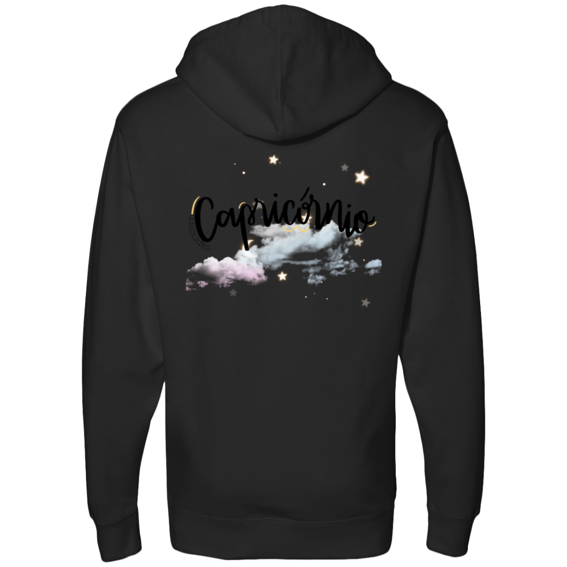 Capricorn | Ladies' Back Midweight Hooded Sweatshirt