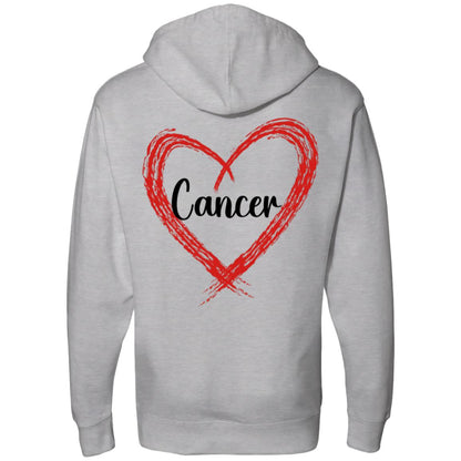 Cancer Sign Chart  Midweight Hooded Sweatshirt