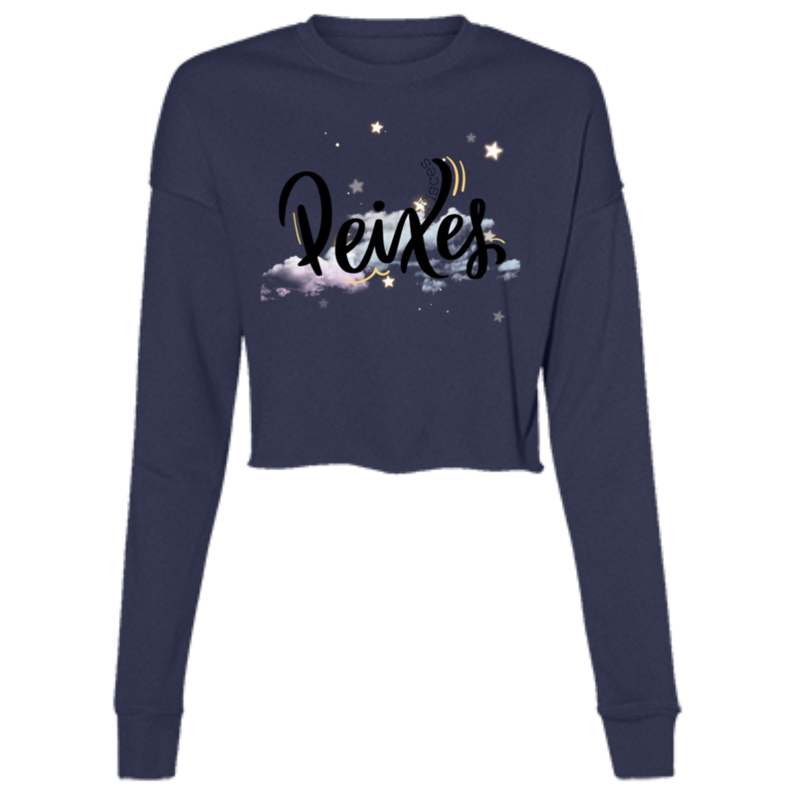 Pisces Ladies' Cropped Fleece Crew