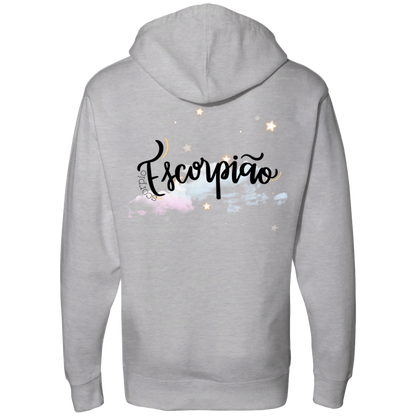 Scorpio | Ladies' Left/Back Midweight Hooded Sweatshirt