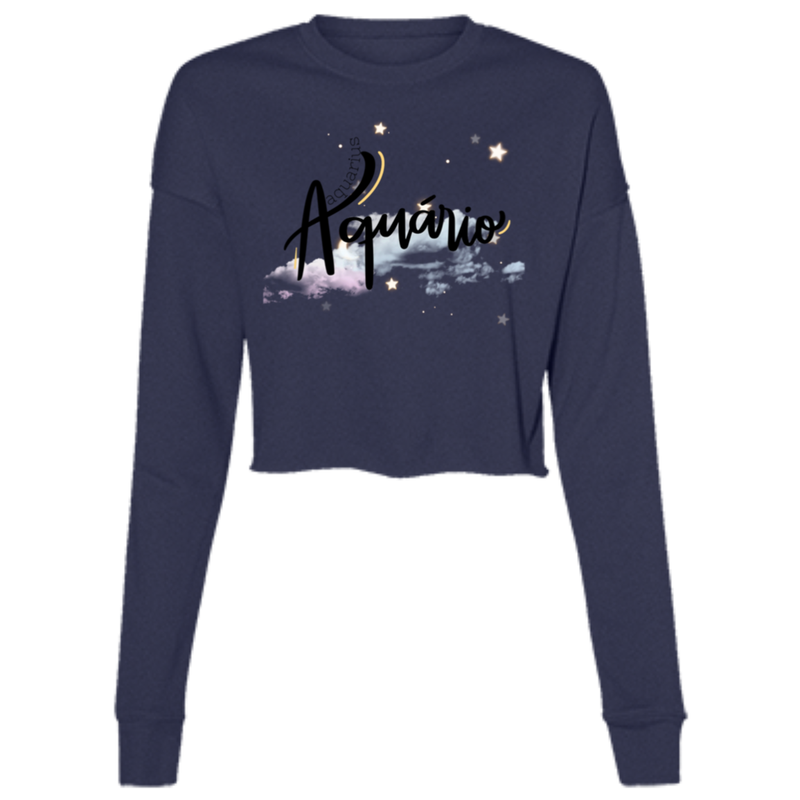 Aquarius | Ladies' Cropped Fleece Crew