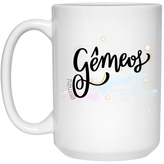 Gemini | 15oz White Mug