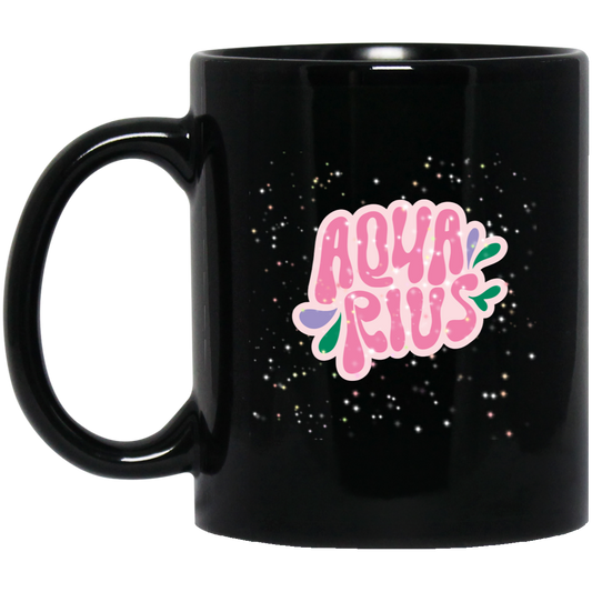 Pink Aquarius | 11oz Black Mug