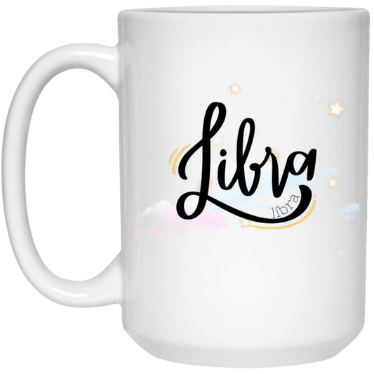 Libra | 15oz White Mug