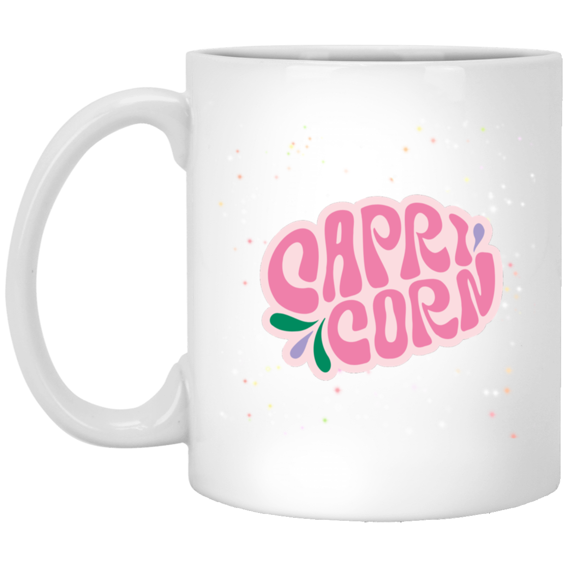 Pink Capricorn | 11oz White Mug