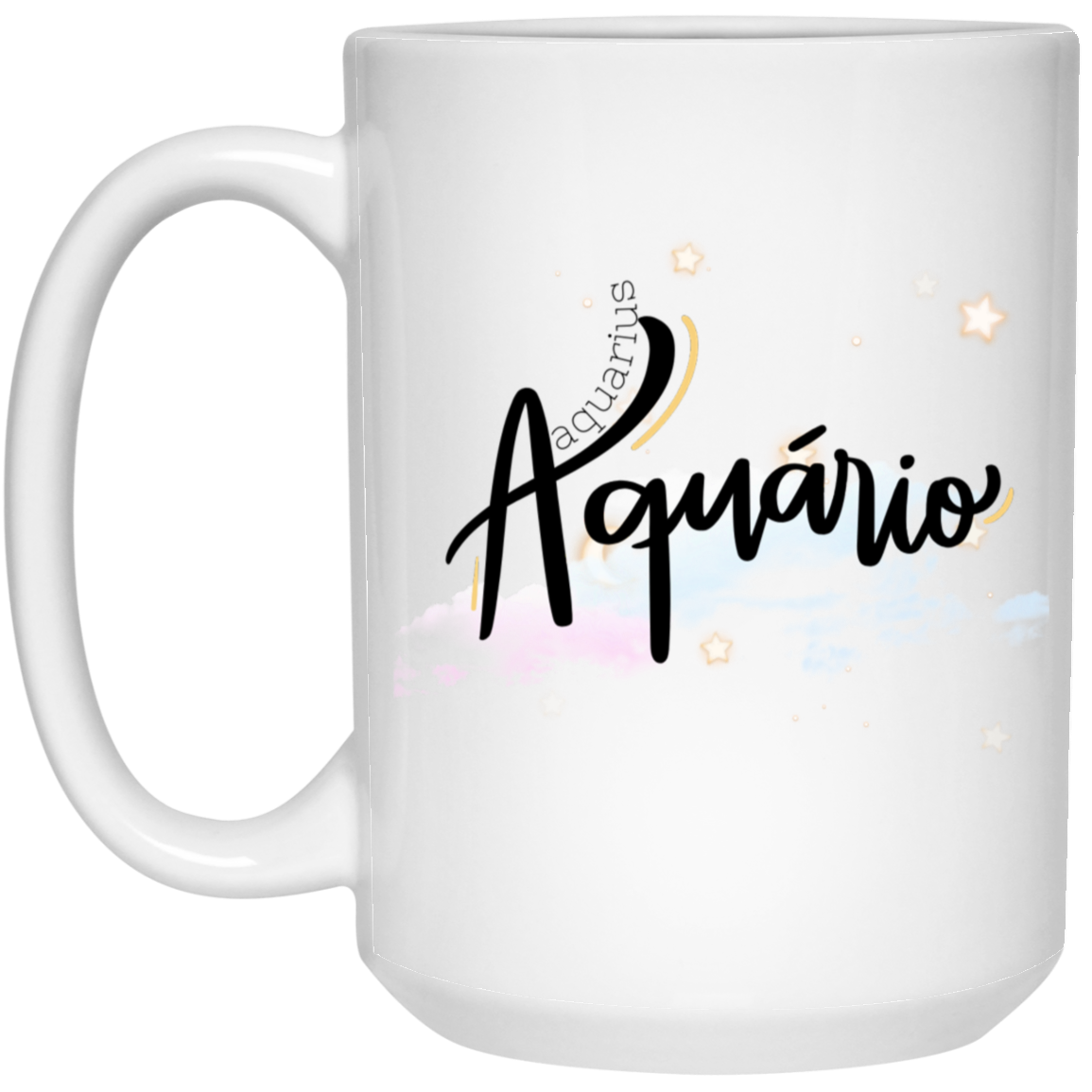 Aquarius | 15oz White Mug