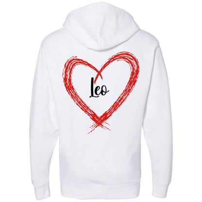 Leo Sign Chart Midweight Hooded Sweatshirt