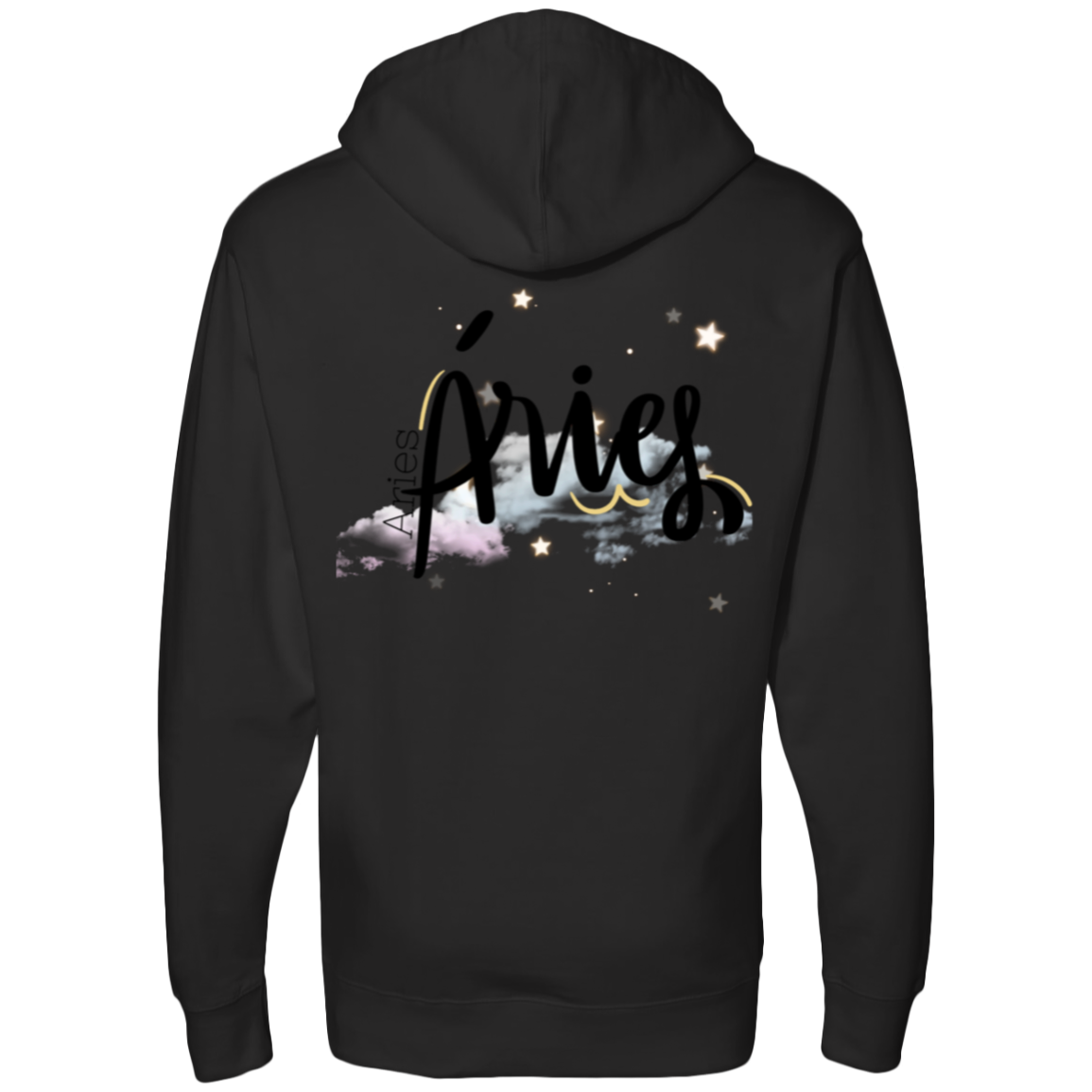 Aries | Ladies' Back Midweight Hooded Sweatshirt