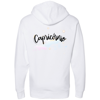 Capricorn | Ladies' Back Midweight Hooded Sweatshirt