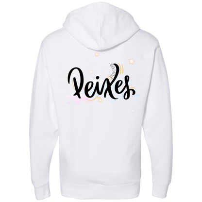 Pisces Ladies' Back Midweight Hooded Sweatshirt