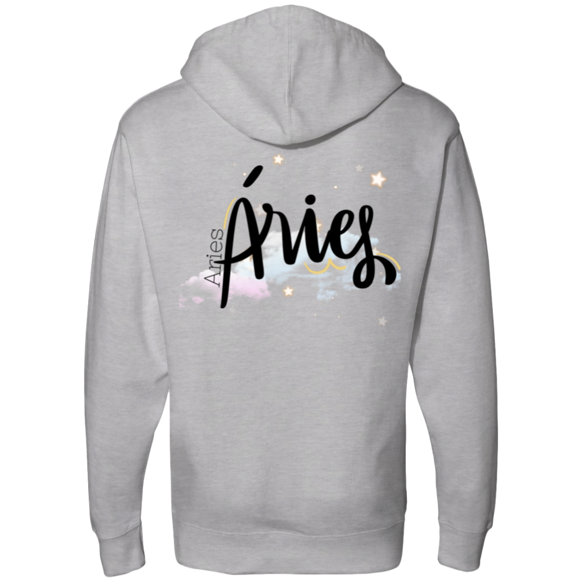 Aries | Ladies' Back Midweight Hooded Sweatshirt