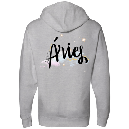 Aries | Ladies' Back Midweight Hooded Sweatshirt