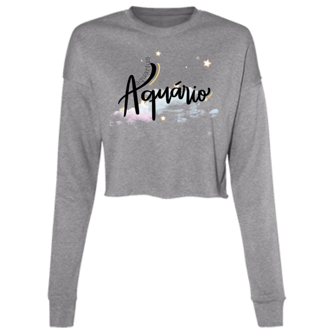 Aquarius | Ladies' Cropped Fleece Crew