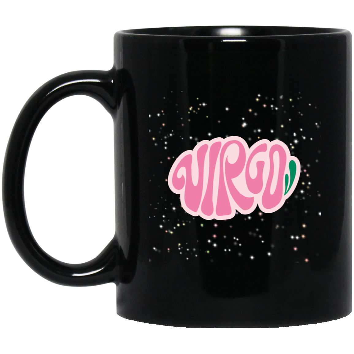 Pink Virgo | 11oz Black Mug