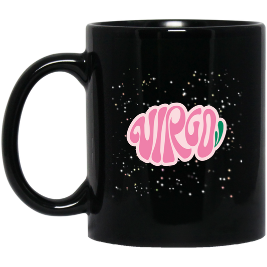 Pink Virgo | 11oz Black Mug