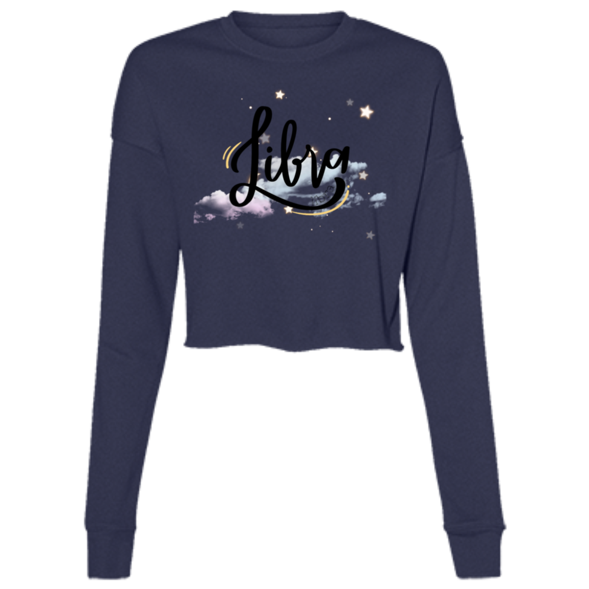 Libra Ladies' Cropped Fleece Crew